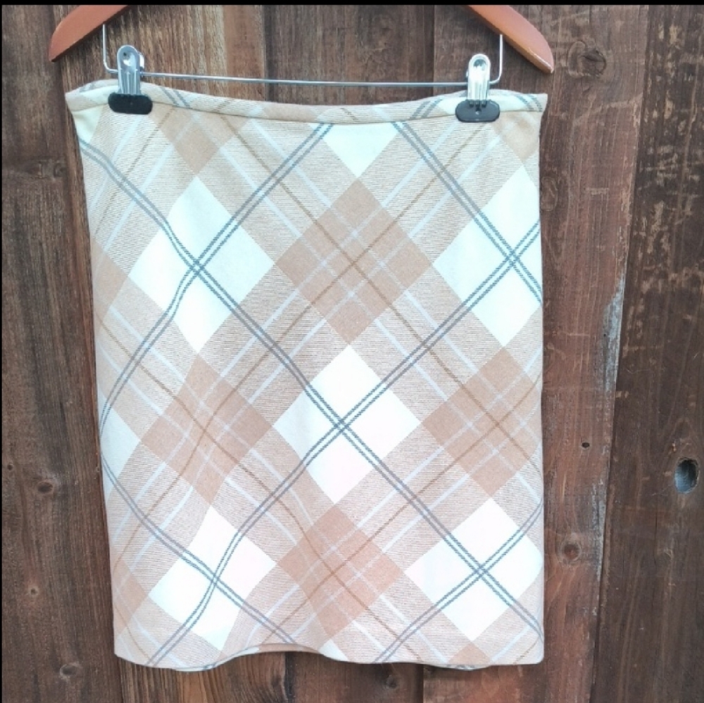 EDDIE BAUER Wool Blend Skirt Size 10 Tall